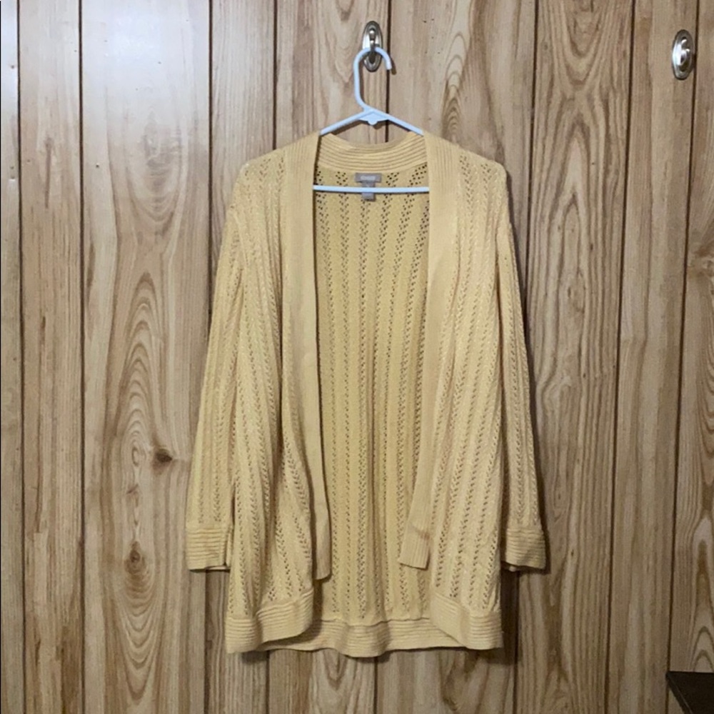 Chico’s long sleeve cardigan sweater